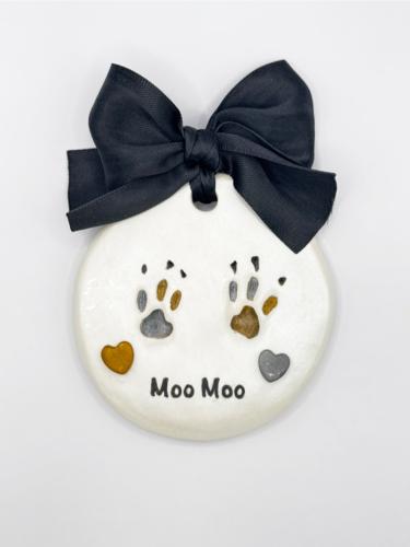 Deluxe paw print Moo Moo